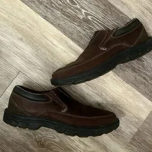 Men’s Skechers Arch Fit Motley Milo Brown Oiled Leather Slip-In Loafers Size 10 Skechers | Shoes | Skechers Mens Arch Fit Motleymilo Slip On  main image 3